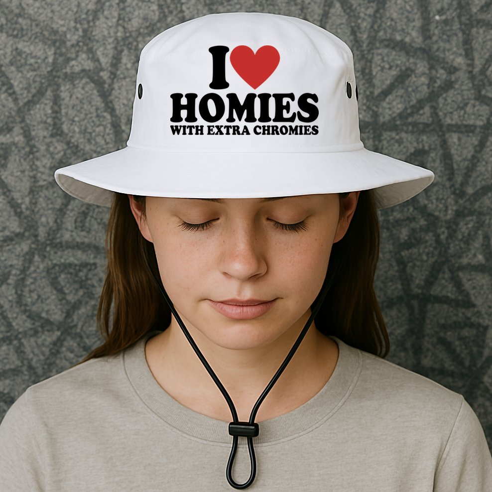 I Love Homies With Extra Chromies Down Syndrome Bucket Hat