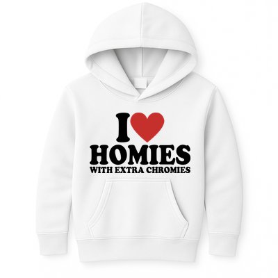 I Love Homies With Extra Chromies Down Syndrome Kids Hoodie