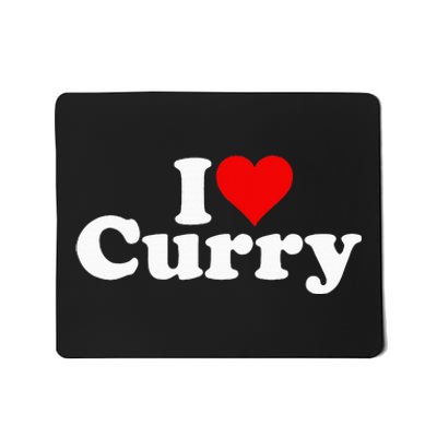 I Love Heart Curry Mousepad