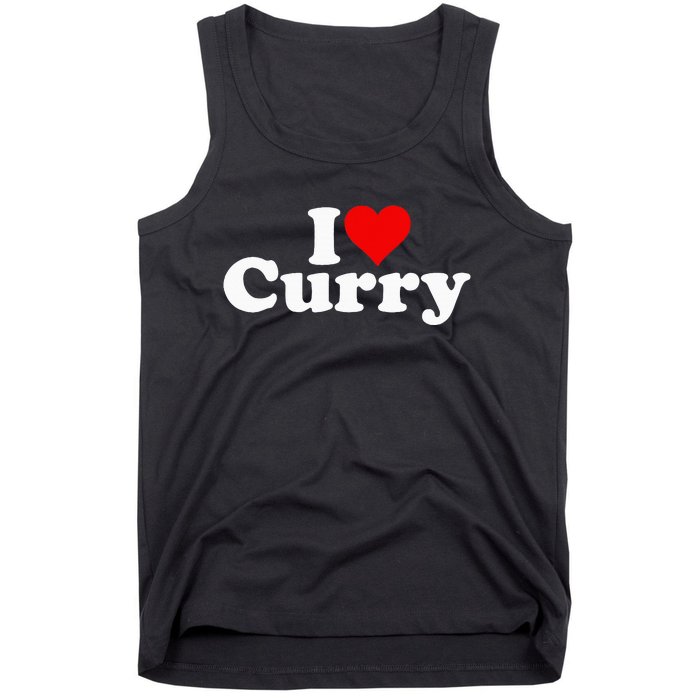 I Love Heart Curry Tank Top