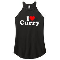 I Love Heart Curry Women's Perfect Tri Rocker Tank