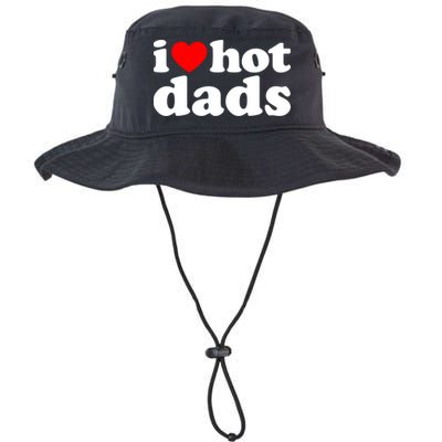 I Love Hot Dads Tee I Heart Hot Dads Shirt Love Hot Dads Bucket Hat