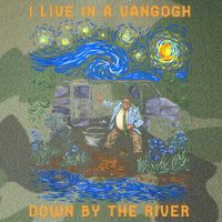 I Live In A Van Gogh Down By The River Legacy Tie Dye Trucker Hat