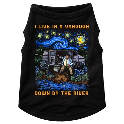 I Live In A Van Gogh Down By The River Doggie Tank