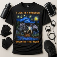 I Live In A Van Gogh Down By The River Performance Shirt