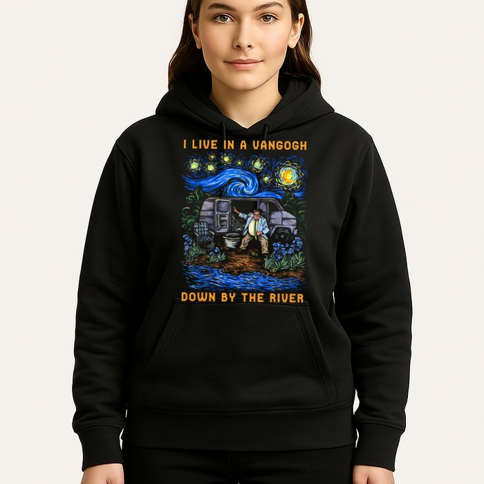 I Live In A Van Gogh Down By The River Hoodie