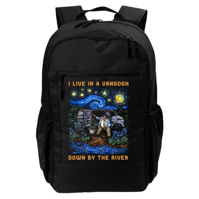 I Live In A Van Gogh Down By The River Backpack