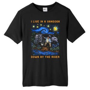 I Live In A Van Gogh Down By The River Tall Fusion ChromaSoft Performance T-Shirt