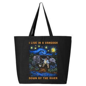 I Live In A Van Gogh Down By The River 25L Jumbo Tote