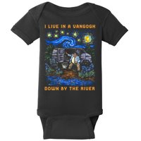 I Live In A Van Gogh Down By The River Baby Bodysuit