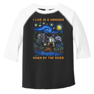 I Live In A Van Gogh Down By The River Toddler Fine Jersey T-Shirt