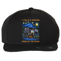 I Live In A Van Gogh Down By The River Wool Snapback Cap
