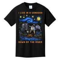 I Live In A Van Gogh Down By The River Kids T-Shirt