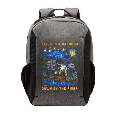 I Live In A Van Gogh Down By The River Vector Backpack