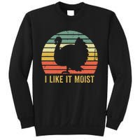 I Like It Moist Funny Thanksgiving Turkey Trot Vintage Sweatshirt