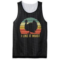 I Like It Moist Funny Thanksgiving Turkey Trot Vintage Mesh Reversible Basketball Jersey Tank