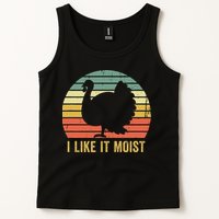 I Like It Moist Funny Thanksgiving Turkey Trot Vintage Tank Top