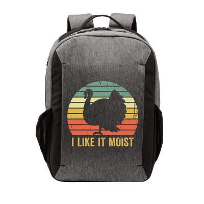 I Like It Moist Funny Thanksgiving Turkey Trot Vintage Vector Backpack