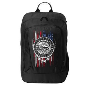 I Love It When She Bends Over Funny Fishing Usa Flag Cute Gift City Backpack