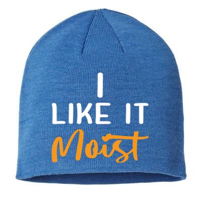 I Like It Moist Roasted Turkey Funny Thanksgiving Leg Day Great Gift Sustainable Beanie