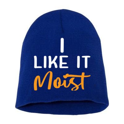 I Like It Moist Roasted Turkey Funny Thanksgiving Leg Day Great Gift Short Acrylic Beanie