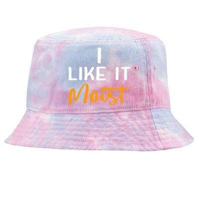 I Like It Moist Roasted Turkey Funny Thanksgiving Leg Day Great Gift Tie-Dyed Bucket Hat