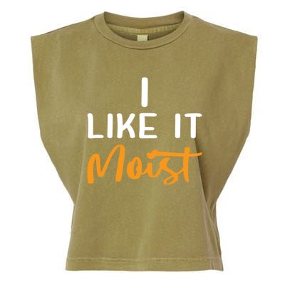 I Like It Moist Roasted Turkey Funny Thanksgiving Leg Day Great Gift Garment-Dyed Women's Muscle Tee