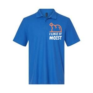 I Like It Moist Funny Turkey Thanksgiving Christmas Dinner Gift Softstyle Adult Sport Polo