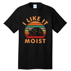 I LIKE IT MOIST Thanksgiving Costume Turkey Leg Day Tall T-Shirt