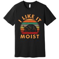 I LIKE IT MOIST Thanksgiving Costume Turkey Leg Day Premium T-Shirt