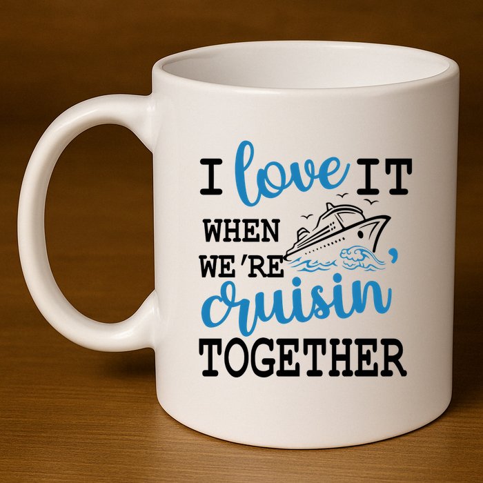 I Love It When WeRe Cruisin Together 11oz C Handle Ceramic Mug