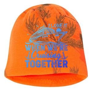 I Love It When Were Cruising Together Family Cruising Gift Kati - Camo Knit Beanie