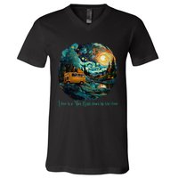 I Live In A Van Gogh Down By The River V-Neck T-Shirt