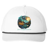 I Live In A Van Gogh Down By The River Snapback Five-Panel Rope Hat