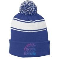 I Love It When Were Cruising Together Family Cruising Gift Stripe Pom Pom Beanie