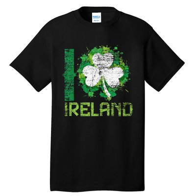 I Love Ireland Saint Patrick's Day Tall T-Shirt