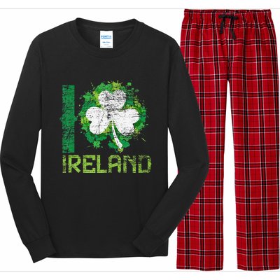 I Love Ireland Saint Patrick's Day Long Sleeve Pajama Set