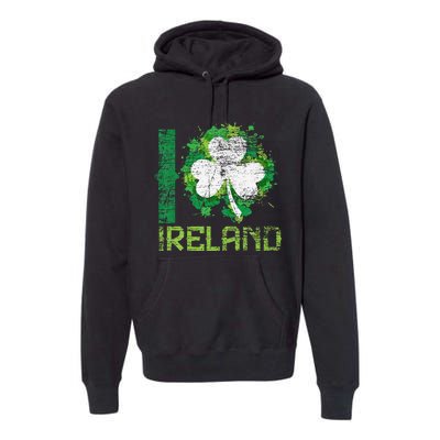 I Love Ireland Saint Patrick's Day Premium Hoodie