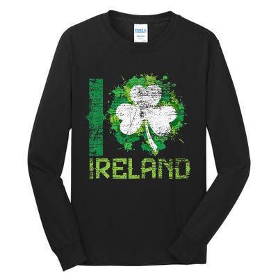 I Love Ireland Saint Patrick's Day Tall Long Sleeve T-Shirt