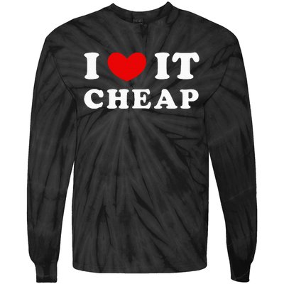 I Love It Cheap I Heart It Cheap Tie-Dye Long Sleeve Shirt