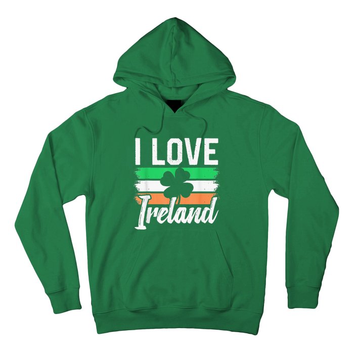 I Love Ireland Gaelic Irish Leprechaun St Patricks Day Hoodie