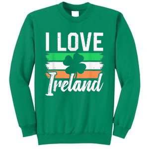 I Love Ireland Gaelic Irish Leprechaun St Patricks Day Sweatshirt