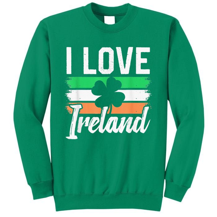 I Love Ireland Gaelic Irish Leprechaun St Patricks Day Sweatshirt