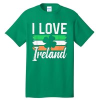 I Love Ireland Gaelic Irish Leprechaun St Patricks Day Tall T-Shirt