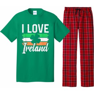 I Love Ireland Gaelic Irish Leprechaun St Patricks Day Pajama Set