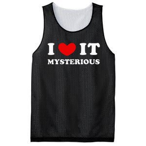 I Love It Mysterious I Heart It Mysterious Mesh Reversible Basketball Jersey Tank