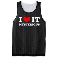 I Love It Mysterious I Heart It Mysterious Mesh Reversible Basketball Jersey Tank