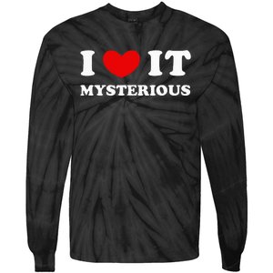 I Love It Mysterious I Heart It Mysterious Tie-Dye Long Sleeve Shirt