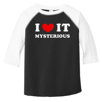 I Love It Mysterious I Heart It Mysterious Toddler Fine Jersey T-Shirt