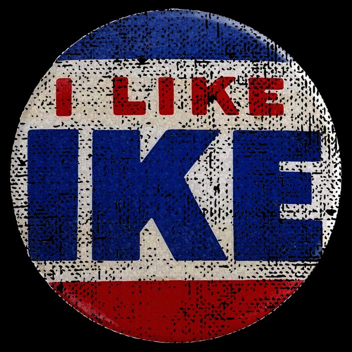 I Like Ike Dwight Eisenhower for President Vintage Campaign  Mug